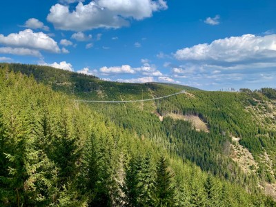 <p>Nejdelší visutý most na světě se otevírá na Dolní Moravě 01</p>
